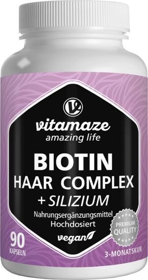 Biotin Haar Vitamine Komplex hochdosiert +Silizium