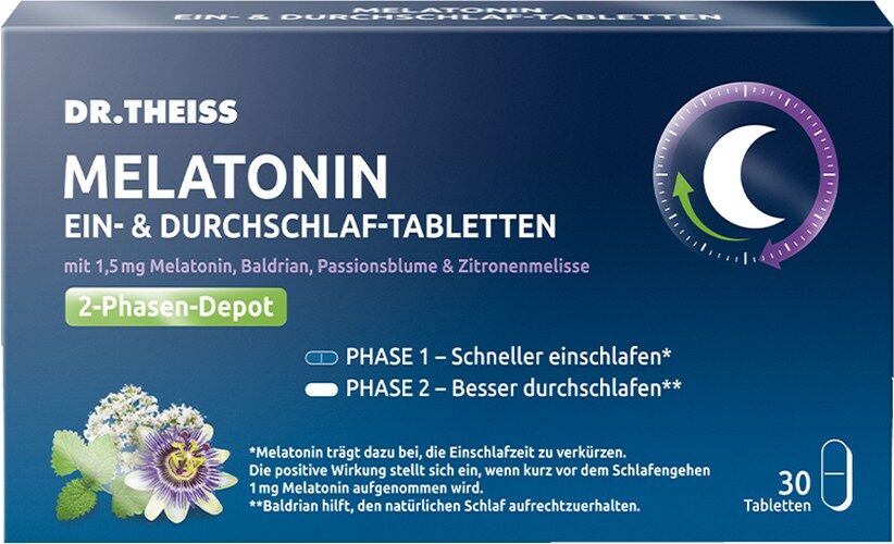 Dr.Theiss Melatonin Ein- & Durchschlaf-Tabletten