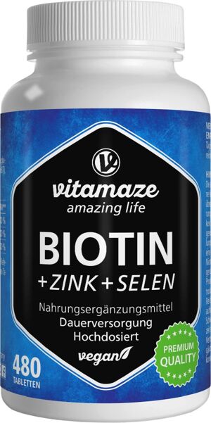 Biotin 10mg hochdosiert + Zink + Selen