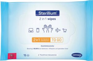 Sterillium 2 in 1 wipes