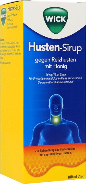 WICK Husten-Sirup gegen Reizhusten mit Honig