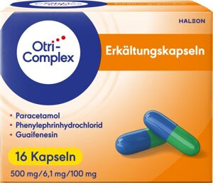 OtriComplex Erkältungskapseln 500mg/6.1mg/100mg