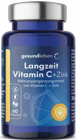 gesund leben Langzeit Vitamin C + Zink Depot