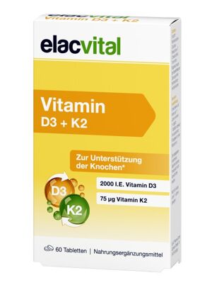 elacvital Vitamin D3 + K2