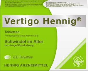 Vertigo Hennig Tabletten