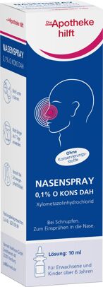 Nasenspray 0.1 % O KONS DAH Lösung