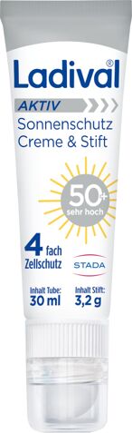 Ladival Aktiv Sonnenschutz Creme & Stift LSF50+