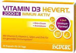 Vitamin D3 Hevert 2000 IE Immun Aktiv