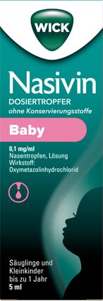 WICK Nasivin Dosiertropfer oK Baby 0.1 mg/ml