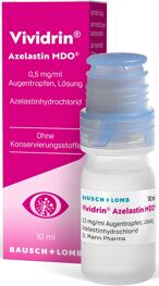 Vividrin Azelastin MDO 0.5 mg/ml Augentropfen Lsg.