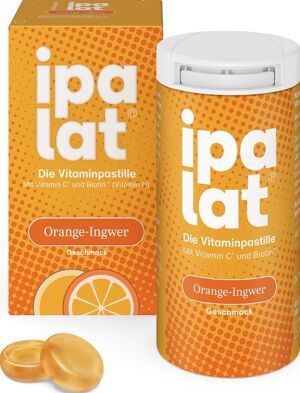 ipalat Die Vitaminpastille Orange-Ingwer
