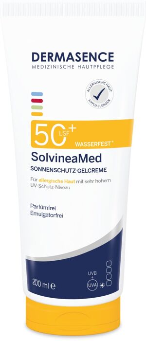 DERMASENCE SolvineaMed Sonnenschutz-Gelcreme 50+