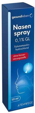 Nasenspray 0.1% GL ohne Konservierungsstoffe