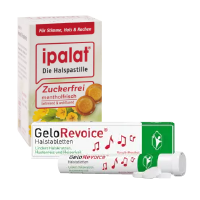 Ipalat und GeloRevoice gegen Halsschmerzen