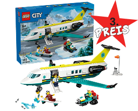 1 x Lego City Notfallrettungsflugzeug