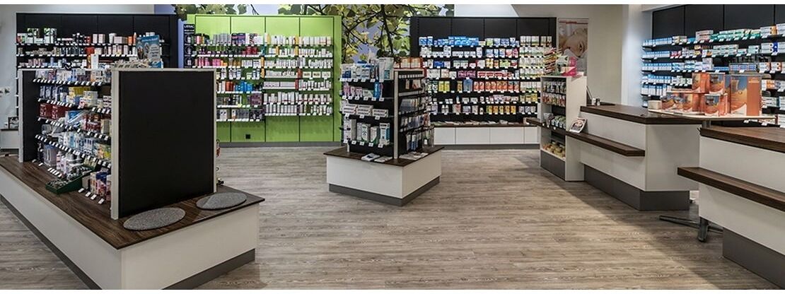 Apotheke im Scheck-In